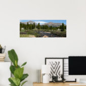High Country Mountain Stream III bij Yosemite Poster (Thuiskantoor)