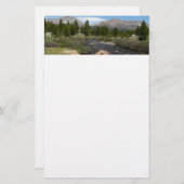 High Country Mountain Stream III in Yosemite Briefpapier (Voorkant / Achterkant)