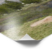 High Country Mountain Stream III in Yosemite Foto Afdruk (Hoek)