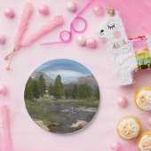 High Country Mountain Stream III in Yosemite Papieren Bordje (Feest)