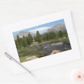 High Country Mountain Stream III in Yosemite Rechthoekige Sticker (Envelop)