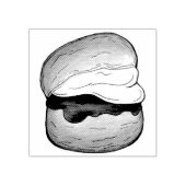 High Cream Tea Scone Jam UK British Bakery Food Rubberstempel (Afrduk)