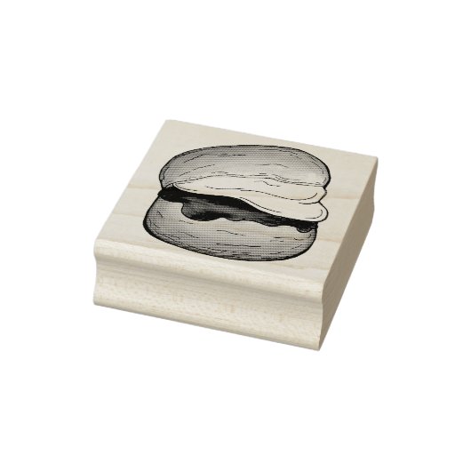 High Cream Tea Scone Jam UK British Bakery Food Rubberstempel (Stempel)