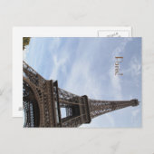 High def photography Eiffel Tower, Parijs Frankrij Briefkaart (Voorkant / Achterkant)