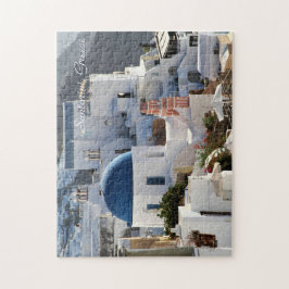 High Definition fotografie Santorini, puzzel