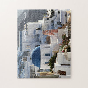 High Definition fotografie Santorini, puzzel