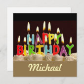 HIGH DEFINITION PRINT VERJAARDAG KAART (Voorkant / Achterkant)