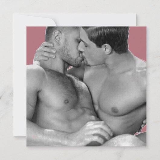 High Definition Print Vierkante Platte Kaart Hunks (Voorkant)