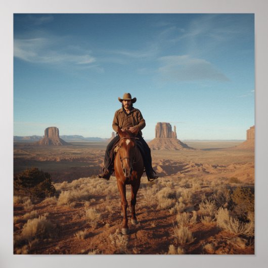 High Desert Mesa Journaal - Westerse Geologie  Poster (Voorkant)