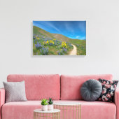 High Desert Spring Bloom Canvas Afdruk (Insitu (Woonkamer))