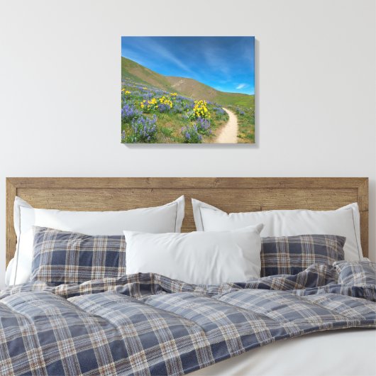 High Desert Spring Bloom Canvas Afdruk (Insitu (Slaapkamer))