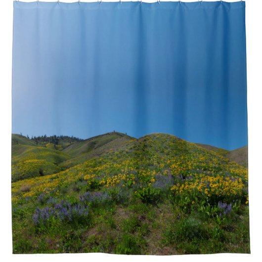 High Desert Spring Bloom Douchegordijn (Voorkant)