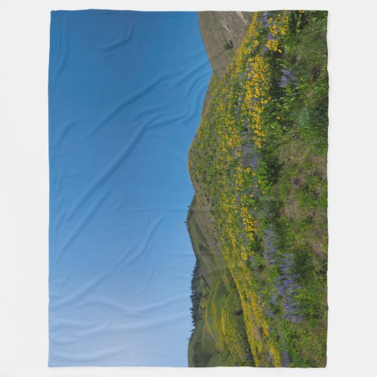 High Desert Spring Bloom Fleece Deken (Voorkant)