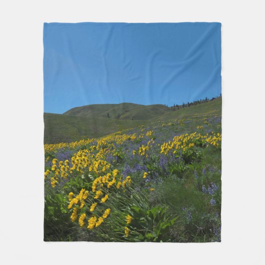 High Desert Springtime Fleece Deken (Voorkant)