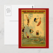 High Dive/Diving Circus Poster Briefkaart (Voorkant / Achterkant)