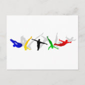 High Divers High Diving Springboard Platform Sport Briefkaart (Voorkant)
