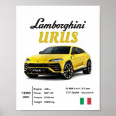 High-End Automotive Print | Italian Super SUV Urus (Voorkant)