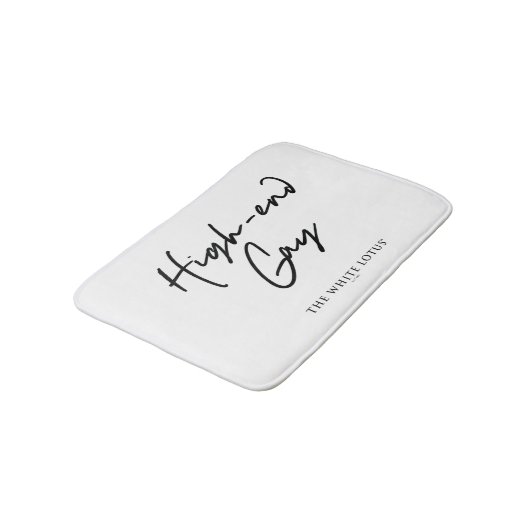 High-end gay - De witte lotus Badmat (Gekanteld)