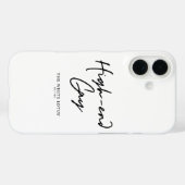 High-end gay - De witte lotus Case-Mate iPhone Case (Achterkant (horizontaal))