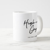 High-end gay - De witte lotus Grote Koffiekop (Voorkant rechts)