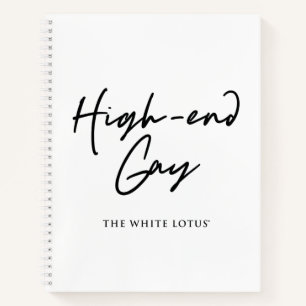 High-end gay - De witte lotus Notitieboek