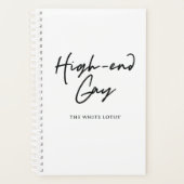 High-end gay - De witte lotus Planner (Voorkant)