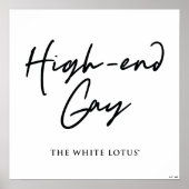 High-end gay - De witte lotus Poster (Voorkant)