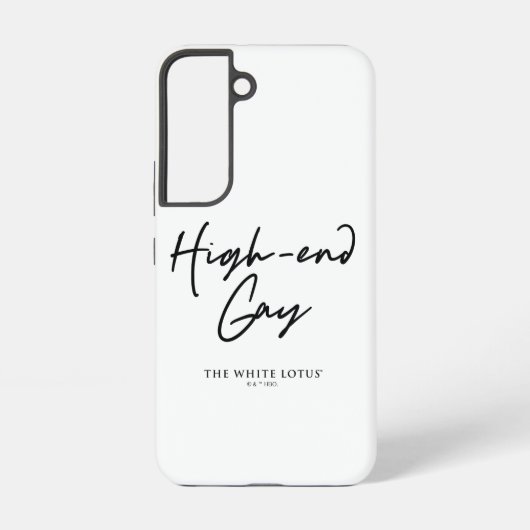 High-end gay - De witte lotus Samsung Galaxy Hoesje (Achterkant)