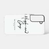 High-end gay - De witte lotus Samsung Galaxy Hoesje (Achterkant horizontaal)