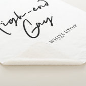 High-end gay - De witte lotus Sherpa Deken (3/4)