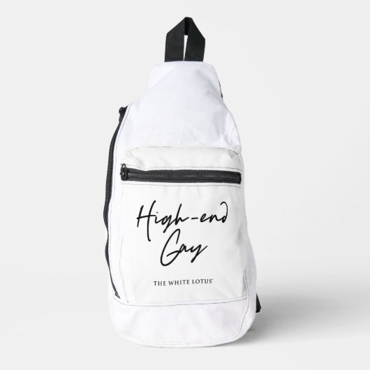 High-end gay - De witte lotus Sling Bag (Voorkant)