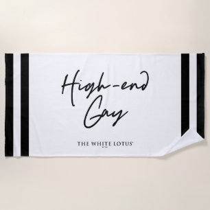 High-end gay - De witte lotus Strandlaken