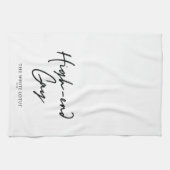 High-end gay - De witte lotus Theedoek (Horizontaal)