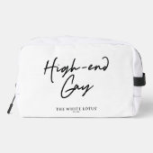 High-end gay - De witte lotus Toilettasje (Achterkant)