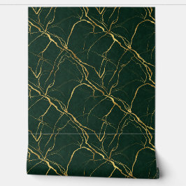 High End Gestuctuurde Gouden Accent Marmer Behang