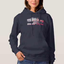 High-End Optimisme: Goud Tekst Universele Wens Mod Hoodie