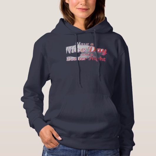 High-End Optimisme: Goud Tekst Universele Wens Mod Hoodie (Voorkant)
