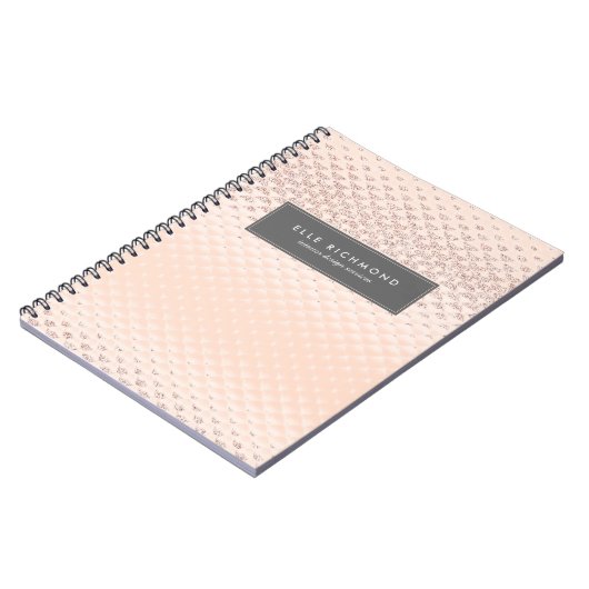 High-end Roos Gold Note Book Notitieboek (Linkerzijde)