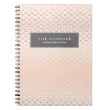 High-end Roos Gold Note Book