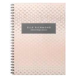 High-end Roos Gold Note Book Notitieboek
