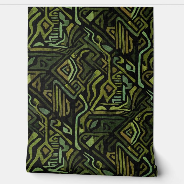 High End Textured African Regal Design Behang (Afrollen)