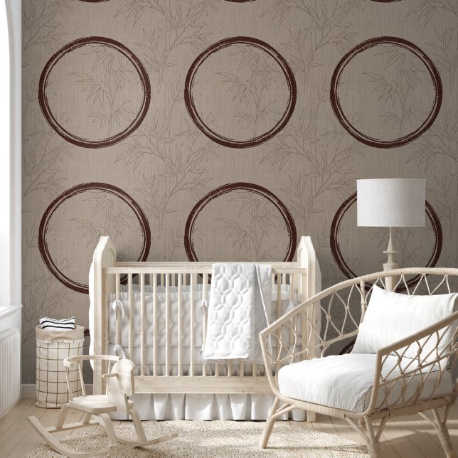 High End Textured Bamboo Inspired Regal Design Behang (Kinderen)