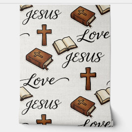 High End Textured Faith Inspired Design Behang