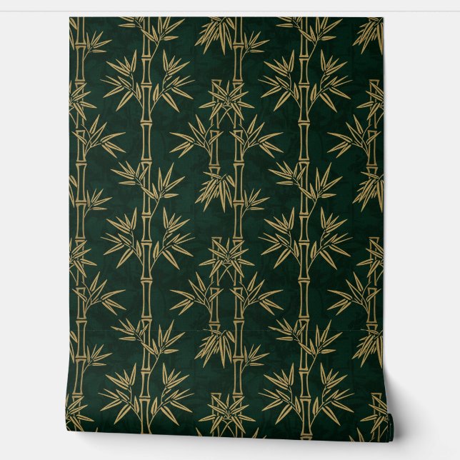 High End Textured Rich Bamboo Design Behang (Afrollen)