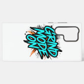 High Energy "Grind Mode On" Hustle Samsung Galaxy Hoesje (Achterkant horizontaal)