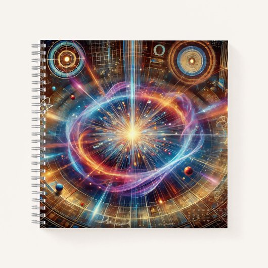 High-Energy Quantum Physics Design Notitieboek (Voorkant)