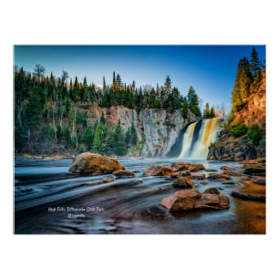 High Falls, Tettegouche Park, Minnesota Perfect Poster