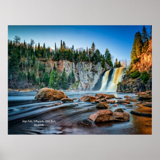 High Falls, Tettegouche Park, Minnesota Poster (Voorkant)