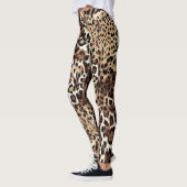 High-Fashion Italian Leopard Print Aesthetic Wrap Leggings (Links)