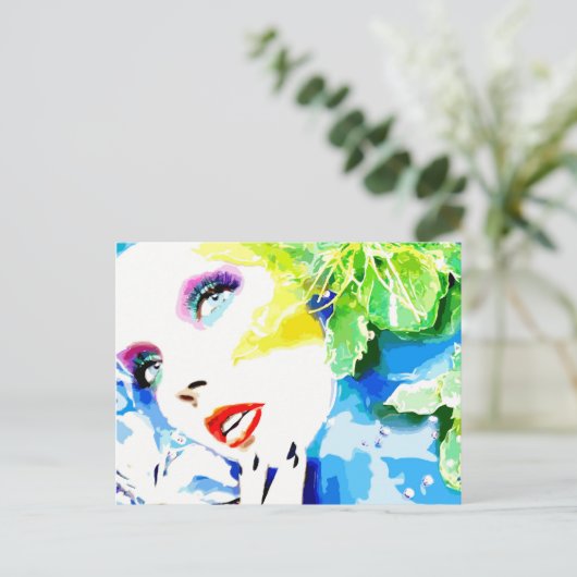 High Fashon Briefkaart (Staand voorkant)